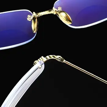 Bifokalne Naočale Za Čitanje Anti-Plavo Svjetlo Naočale za dalekovidost Rimless Naočale za daleko gledišta Dalekovidnost i Dioptrijske Naočale+1,0~4,0