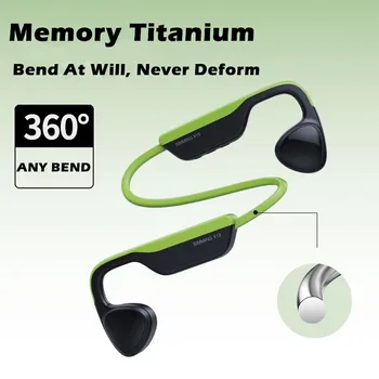 Bluetooth slušalice s koštane vodljivosti IPX8 Vodootporne Bežične Slušalice za kupanje MP3 S magnetskom Punjenja Slušalice za telefoniranje bez korištenja ruku s memorijom od 8 GB