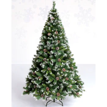 Božićno drvce s borove pupoljke Pahuljica Dekor 1,2 m i 1,5 m 1,8 m 2,1 m Umjetno Božićno drvce Malo Veliki Božićno drvce