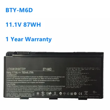 BTY-M6D 11,1 87 W H Baterija za Laptop MSI GT70 GT780 GT60 GT70 GX660R E6603 GX660 GX680 957-16FXXP-101 BTY-M6D