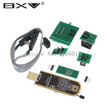 CH341A 24 25 Serija EEPROM Flash BIOS-USB Modul программатора + SOIC8 SOP8 Test spona + adapter 1,8 U + adapter SOIC8 DIY KIT