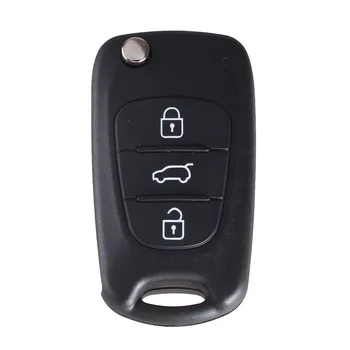 DANDKEY 3 Tipke za Daljinsko Savijanja Флид Torbica za ključeve od automobila Privjesku za Kia K2 za Hyundai Avante Torbica za ključeve Telo Torbica za ključeve