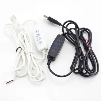 DC 5 v USB port LED dimmer kabel zamračenje Produžni kabel žica Linija napajanja 3-polni Prekidač za upravljanje bojama Adapter za led čipova