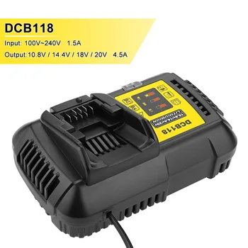 DCB118 Litij-ionska Baterija Punjač za Brzo Punjenje 4.5 A za DeWalt 10.8 12 Na 14,4 18 Max. 60 U DCB101 DCB200 DCB140 DCB105 DCB200