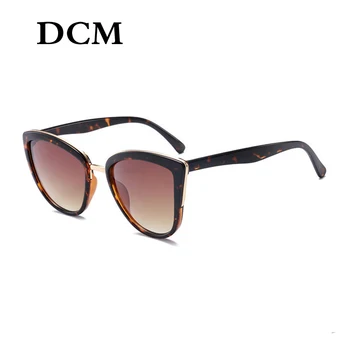 DCM Trendy sunčane naočale Cateye Ženske Berba gradijent ispunjava naočale Retro Mačka oko Ženske sunčane naočale Ženske naočale UV400