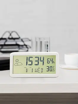 Digitalni Sat Stolni E Alarmi Za Spavaće sobe Home Dekor LCD Zaslon S Kalendarom Temperatura Vlažnost I Vrijeme D