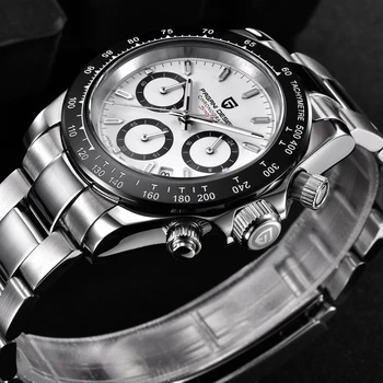 DIZAJN PAGANI 2021 Nova Moda Muški Kronograf Sat Kvarcni Sat Gospodo Iz Nehrđajućeg Čelika Najbolji Brand Luksuzni Sportski Muški Sat Reloj