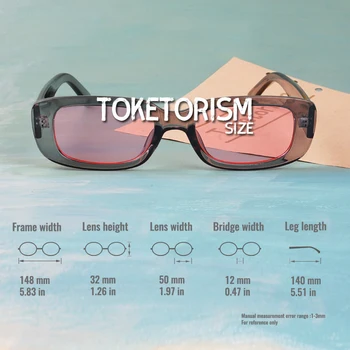 Dizajnerske Sunčane naočale Toketorism 2021 Prozirne Ženske Sunčane Naočale za žene