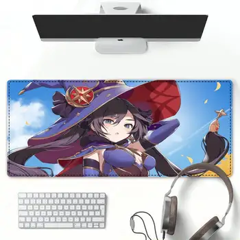 Djevojka Mona Геншин utjecaj Gaming podloga Za Miša PC Laptop Gamer mouse Anime Protuklizni Tepih Tipkovnica Stolni miš Overwatch/CS GO