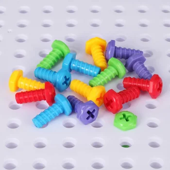 Dječje Igračke za bušenje Dijelovi DIY Pribor za vijak zagonetke Građevinske Igračke ABS Plastični Blok Zagonetka Modeliranje Alata za održavanje Djecu Dječak