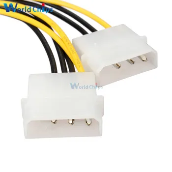 Dvostruki Molex LP4 4 - pinski i 8-pinski Adapter PCI-E Express Pretvarač Kabel za Napajanje Kabel