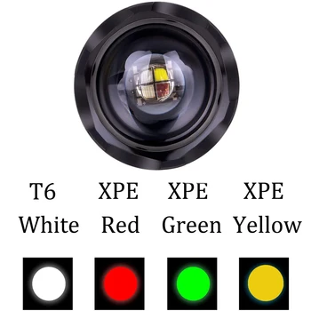 Džepni LED Željeznički Signalni Svjetlo Crvena Bijela Žuta Zelena Četiri Izvora Svjetlosti Fenjera Magnetna Svjetiljka Ručna Svjetiljka