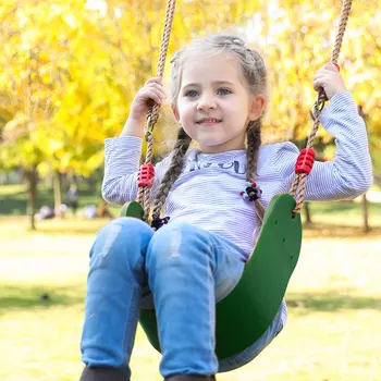 Elastična Dječje Odbora Za klackalici Zamotajte Dječji okvir za penjanje Oko U-željezo Sigurnosnog Pojasa Fleksibilne Ploče Vrt Igračke za unutarnju i vanjsku uporabu