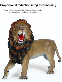 Figurica Životinja Divljih za Djecu Veliki Veličina Modeliranje Lav Slon Bizona Konj Nosorog Figurica Igračka na Poklon