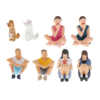 Figurice od smole Diorama Razmjera Model 1:64 Obojene Minijaturni Pribor Za Lutke