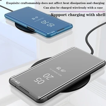 Flip torbica za telefon Motorola Moto G9 Play G8 G8 Plus Power Lite G9 Plus E7 Plus Luksuzna torbica za telefon s pametnim ogledalom