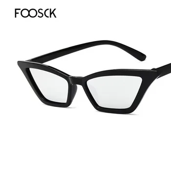 FOOSCK 2021 Nove ženske Mačka Oko Berba Crvene Sunčane naočale Marke, dizajner Klasicni Mačje oči Sunčane Naočale Ženske ženske naočale UV400