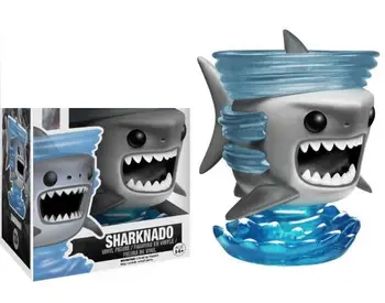 Funko pop Sky shark Sharknado Morski pas Tornado Morski pas tornado 134# 10 cm PVC Figurica Zbirka igračaka model Acton igračke za djecu