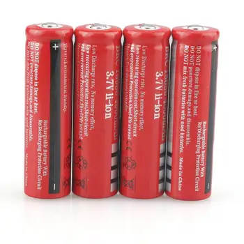 GTF 1PC 3,7 4000 mah 18650 Punjiva Baterija 18650 Li-Ion 4000 mah Litij Baterija Za led Svjetiljke Baklja
