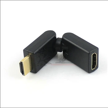 HDMI-kompatibilnu Muški I Ženski Kabel HDMI Adapter je Pretvarač Produžni kabel Pozlaćena 90 180 360 Stupnjeva Kut Za Adapter 1080P HDTV