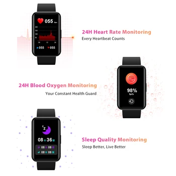 IOWODO R5 Novi pametni satovi Za muškarce i žene Monitor srčane IP68 Vodootporan GPS-tracker 45 dana trajanja baterije Pametnih satova Huawei band