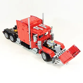 IpinMOC Peterbilt Kamion MOC-24330 379 Teški Kamion je Gradbeni Blok Model Skupštine DIY Edukativne Igračke Poklon za Rođendan