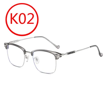 K02 Plave светонепроницаемые naočale od čistog titana modni dodaci klasicni okvira od legure titana okvira za naočale, kratkovidnost okvira za naočale