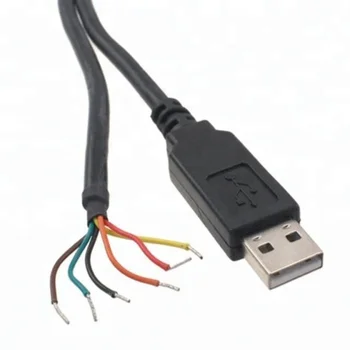 Kabel FTDI TTL-232R-3V3, serijski i USB port TTL 1,8 M FT232RL TTL-232R-5 U RS232 kabel pretvarača TTL,USB kabel TTL 3,3