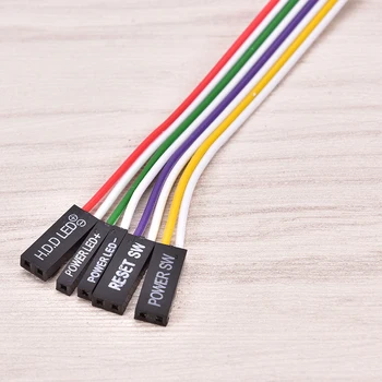 Kabel za napajanje matične ploče ATX PC Compute 2 Za uključivanje/Isključivanje/Reset sa led pozadinskim osvjetljenjem 68 cm