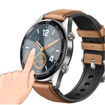 Kaljeno staklo je Prozirna Zaštitna Folija za Huawei Watch GT 2 Active / Elegantan GT2 42 mm 46 mm Pametni sat Zaštitni poklopac za cijelog zaslona