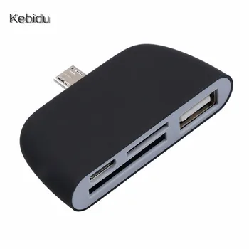 Kebidu 4 U 1 OTG/TF/Uređaj za čitanje kartice Micro SD, USB 2.0 port i Micro USB za Android smartphone