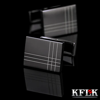 KFLK nakit 2020 košulja ergele za muške брендовой pljuska gumb vjenčanje manžete Visoke kvalitete Zlatni nakit abotoaduras