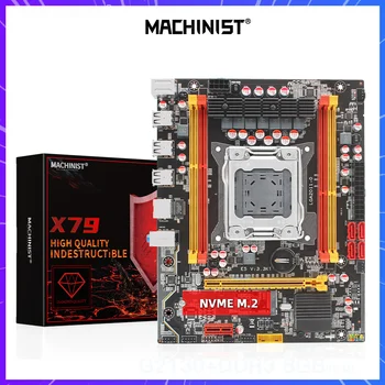 Kit matične ploče MACHINIST X79 LGA 2011 procesor Intel Xeon E5 2689 16 GB(4 GB*4)ram memorija DDR3 ECC M-ATX M. 2 NVME USB 3.0