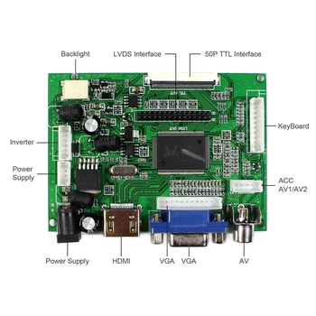 Kit za LP154WX4(TL)(C1) LP154WX4-TLC1 LCD led zaslon HDMI Audio Kontroler naknada upravljačkog programa za monitor