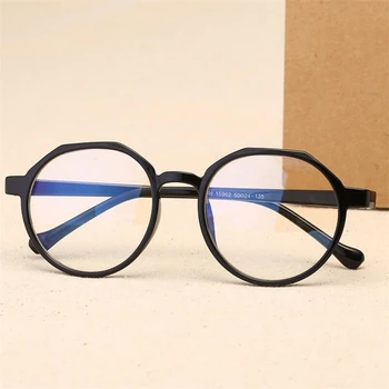 Klasicni Okrugli Optika Naočale Za žene Muška Moda Transparentno Ogledalo Kratkovidnost Leće Kratkovidan Naočale 0 -0,5 -1,0 -1,5 Do -6,0