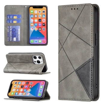 Kožna Flip torbica za Iphone 6 7 8 Plus X XS XR XS Max 11 12 13 Pro Max Mini SE Novčanik za kartice Stalak Torbica za telefon