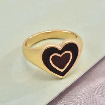 Kreativna Prsten za žene Novi Modni Ženski moda 2021 Novi Modni Prsten Nakit Ženski Bar (Noćni Klub Nakit Poklon Prsten u obliku srca