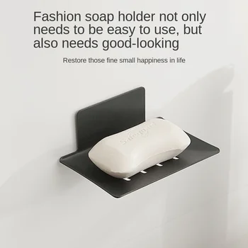 Kreativni neperforirana Zid Glačalo Za pečenje deterdžent za pranje posuđa Za sapun Genetika Kupatilo Solidne Držač za sapun od viskoze