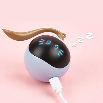 Kućni ljubimac Pametna Interaktivna igračka za mačke Šarene LED Sama Rotirajuće Kugle Igračke USB-Punjive Mače E golf Loptice, Igračke, Pribor za mačke