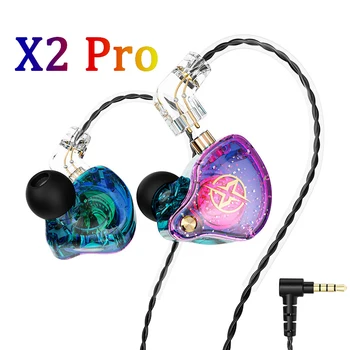 Kvalitetni Žičani Headset X2/X2 Pro U uhu Stereo Басовая Slušalice s ugrađenim mikrofonom 3,5 mm Sportske Slušalice Za Smartphone