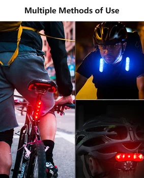 Led USB Punjiva Bike Biciklizam dugo Svjetlo dugo Svjetlo Sigurnost Svjetla Upozorenje Stražnja Svjetla Vodootporan I Otporan na udarce