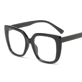 Ljubičasta Četvrtastog Okvira Za Ženski Optičkih Naočala 2021 Velike Okvira Protiv Plave Svjetlosti Prozirne Naočale Ženske Naočale
