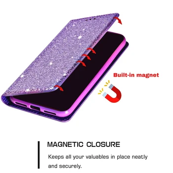 Luksuzna Kožna Flip SE 2020 Torbica za telefon s побрякушками za iPhone 13 12 11 Mini Pro XS Max XR X 5 5s 6 6s 7 8 Plus Torbica za magnetne torbe s karticom