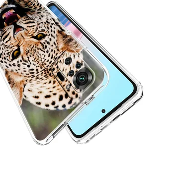 Luksuzna Torbica za telefon Xiaomi Redmi Note 9S 9 8 10 Pro 7 8T 9C 8A 9A K40 Mekana silikonska Prozirni Poklopac Tigar tigar, Leopard GORILA Životinja