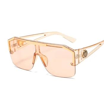 Luksuzni Trg Muške Sunčane naočale Modni Klasične Marke Dizajn Retro Sunčane naočale Ženske Cjelovite Preveliki gradijent ispunjava naočale Oculos De Sol