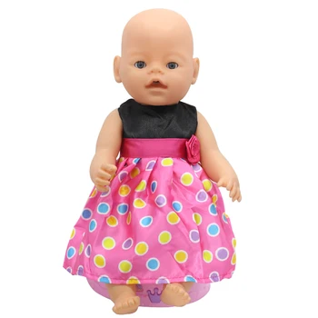 Lutkarska odijevanje Haljina je Pogodan za 18-colne američkih i 43-inčni lutke Reborn Baby OG Girl Lutka Rusija Lutka DIY Poklon igračka