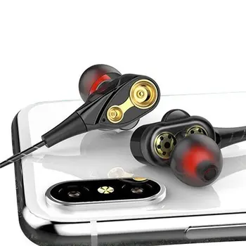 Magnetska Žičane Stereo Slušalice Super Bass S Dvostrukim Pogonom Slušalice Slušalice Za smartphone Huawei Samsung