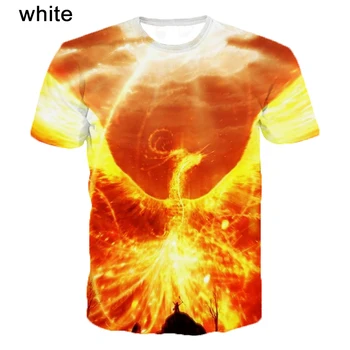 Majica sa personalizirani tisak Majica sa Фениксом Na otvorenom Svakodnevni cool majica Top