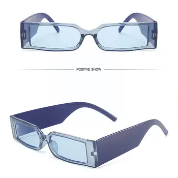 Modni Retro Hip-hop Sunčane naočale Berba Kvadratni pravokutni Naočale Muške Moderne Sunčane naočale za odrasle Trendy ženske C3N8