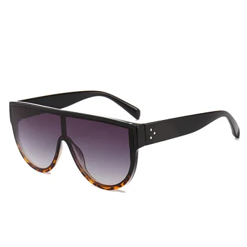 Modni trg sunčane naočale za muškarce i žene Korporativni dizajn Individualnost Transparentan okvir s ravnim krovom Vintage trend sunčane naočale UV400